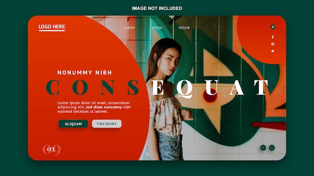 Modèle de page de destination