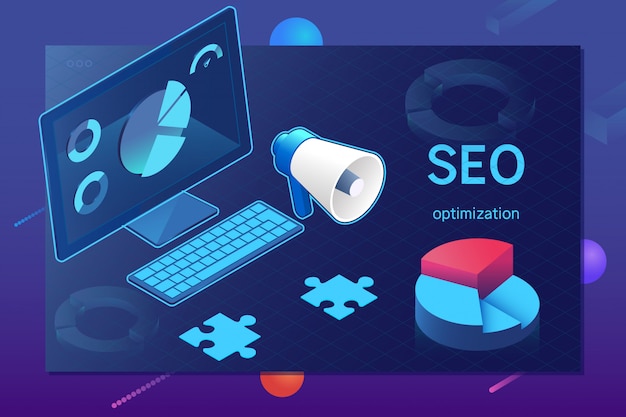 Modèle de page Web d&#39;optimisation SEO