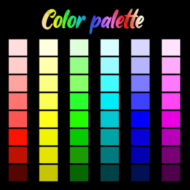 modèle de palette de couleurs