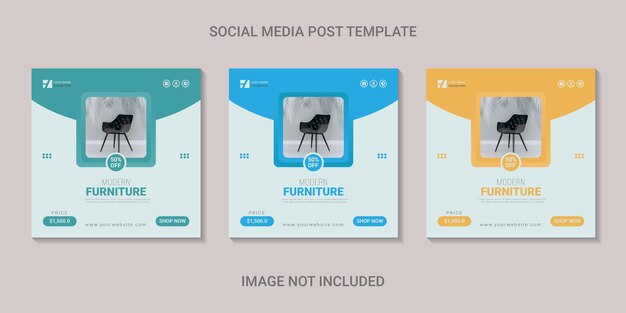 Modèle De Poste Instagram De Vente De Meubles