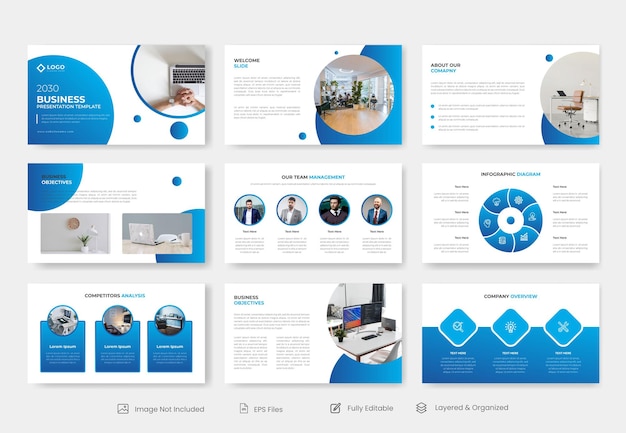 Modèle de présentation d'entreprise minimale