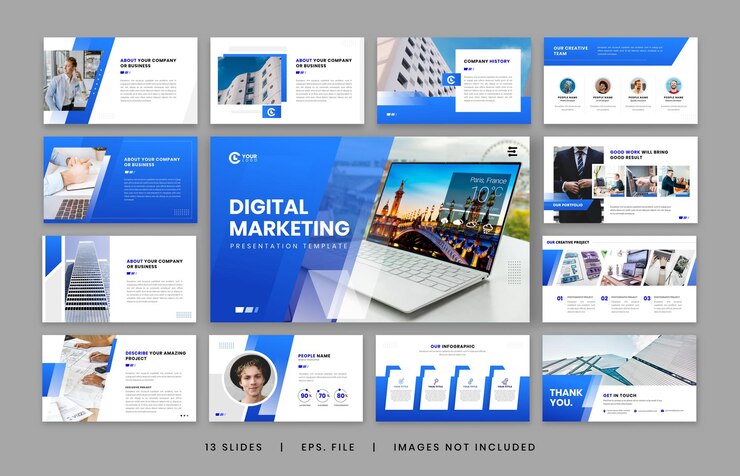 Modèle de présentation moderne minimal pour les entreprises