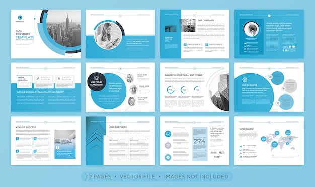 Modèle de présentation professionnelle ou de brochure d'entreprise