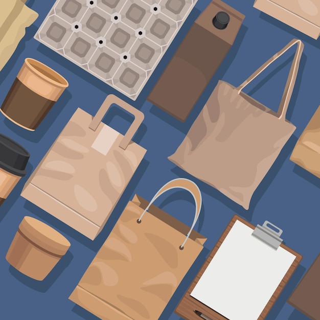 Modèle de produits éco packs