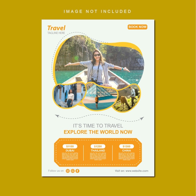 Modèle de prospectus de voyage
