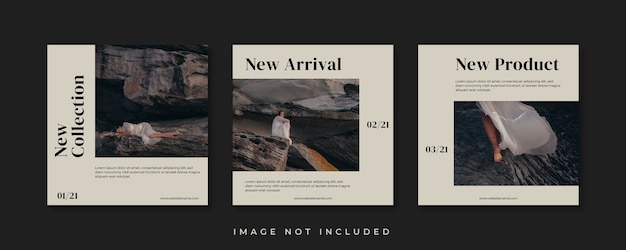 Modèle De Publication Instagram De Mode