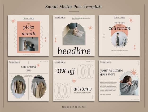 Modèle De Publication Instagram Simple De Mode
