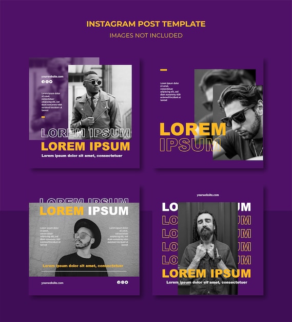 Modèle de publication Instagram
