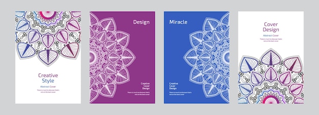 Modèle de rapport isolé Présentation d'entreprise créative Conception de brochure géométrique