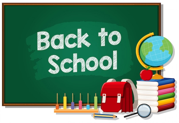 Modèle de retour à l'école