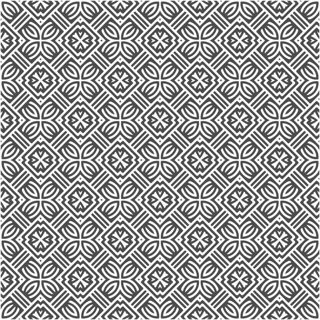 Modèle sans couture abstrait de ligne géométrique minimaliste