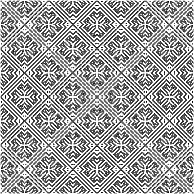 Modèle sans couture abstrait de ligne géométrique minimaliste