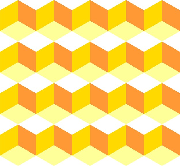 Modèle Sans Couture Boîte Jaune Tuile Fond Illustration Conception Vecteur Eps 10