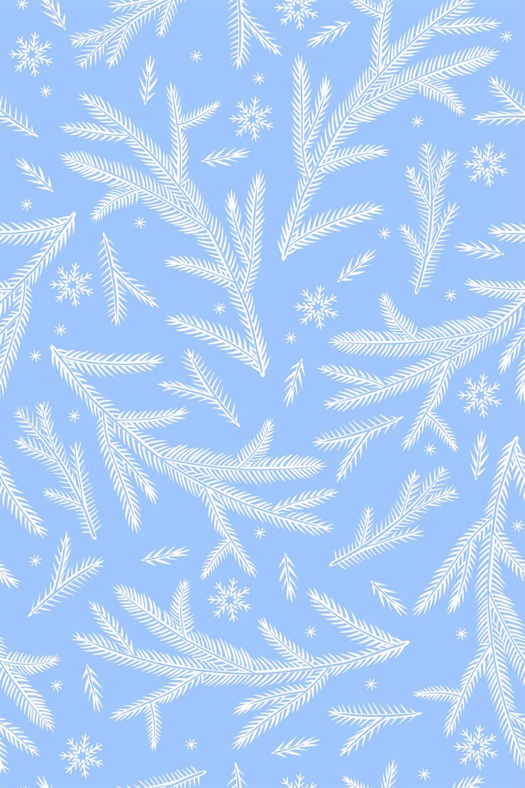 Vecteur modèle sans couture avec des branches d'épinette d'hiver et des flocons de neige. graphiques vectoriels.