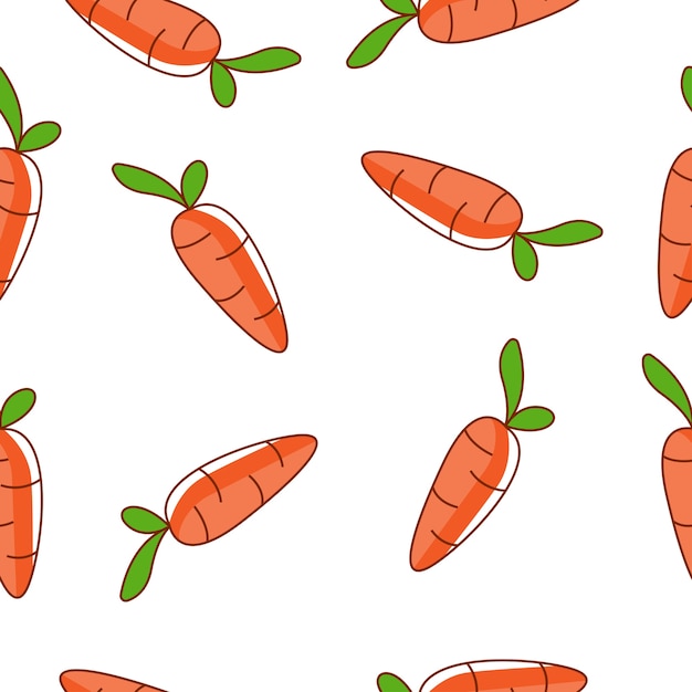 Modèle sans couture de carotte