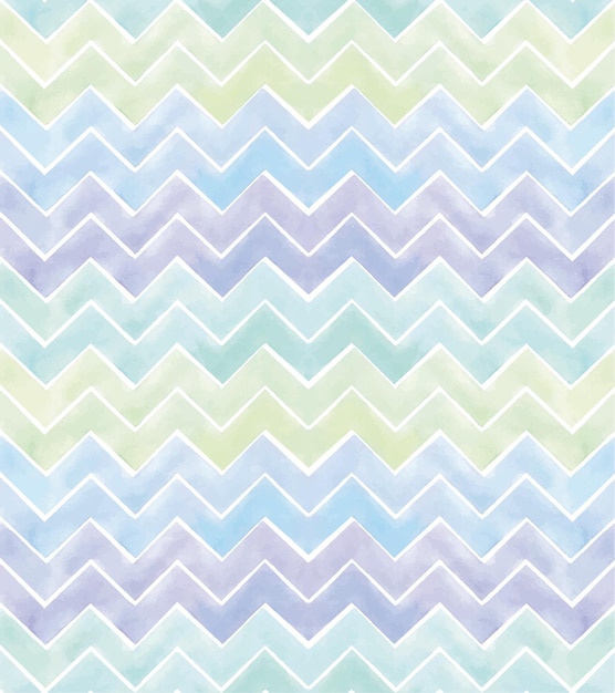 Modèle sans couture de chevron aquarelle Couleurs délicates bleu violet jaune