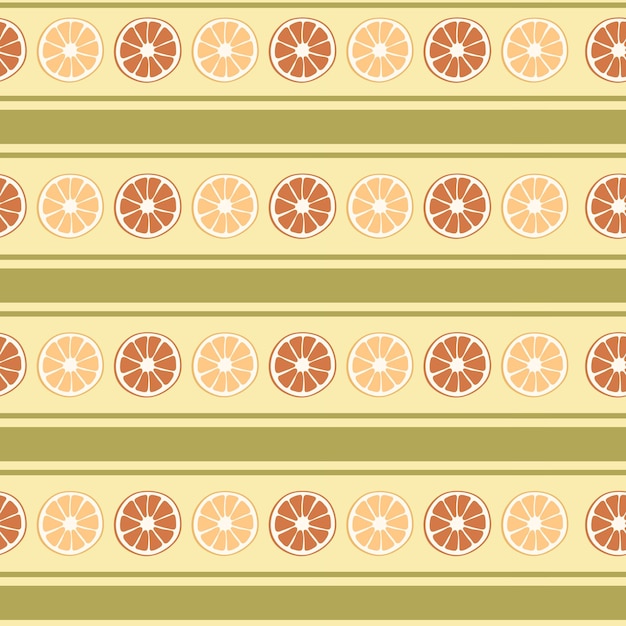 Modèle Sans Couture Avec Des Citrons Motif Aux Agrumes Graphiques Vectoriels