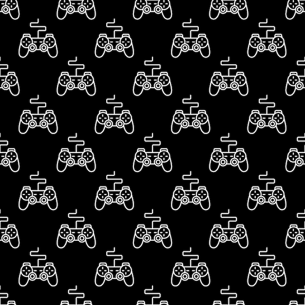 Modèle sans couture contrôleur de jeu ou manette de jeu