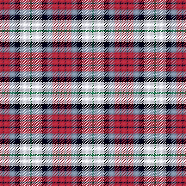 Modèle Sans Couture écossais Tartan Noir