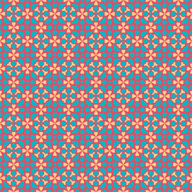 Modèle sans couture avec des éléments géométriques