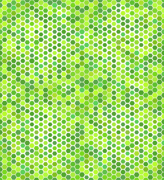 Vecteur modèle sans couture avec hexagones verts