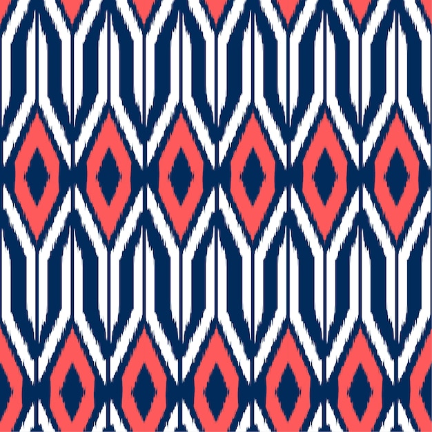 Modèle sans couture Ikat