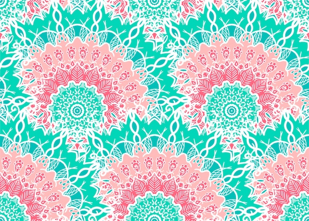 modèle sans couture mandala