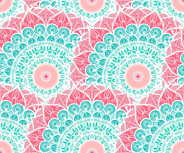 Modèle Sans Couture Mandala