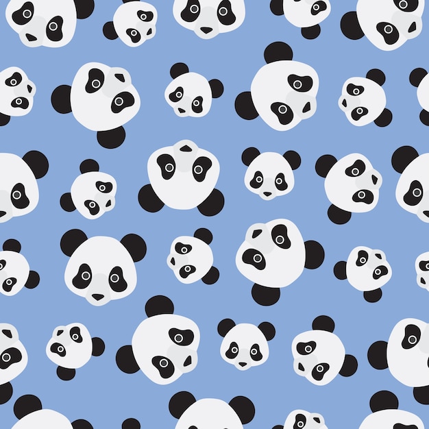 Modèle Sans Couture De Panda