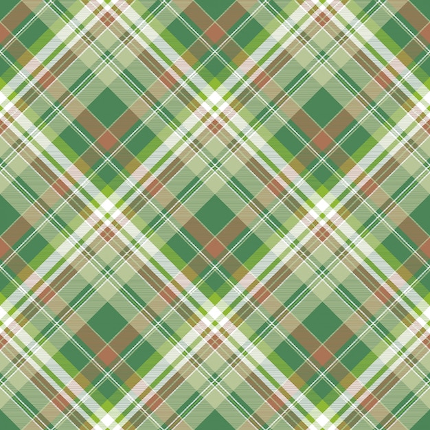 Modèle sans couture de plaid moderne abstrait vert