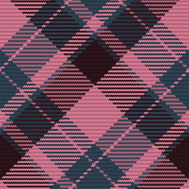 Modèle sans couture de plaid tartan écossais Arrière-plan reproductible avec texture de tissu à carreaux Impression textile à rayures en toile de fond vectorielle