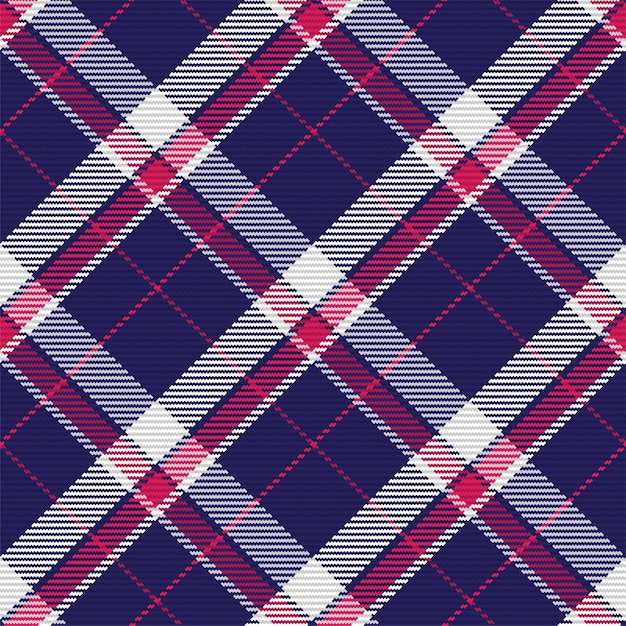 Modèle Sans Couture De Plaid Tartan écossais Fond Reproductible Avec Texture De Tissu à Carreaux Toile De Fond Vectorielle Plate D'impression Textile Rayée