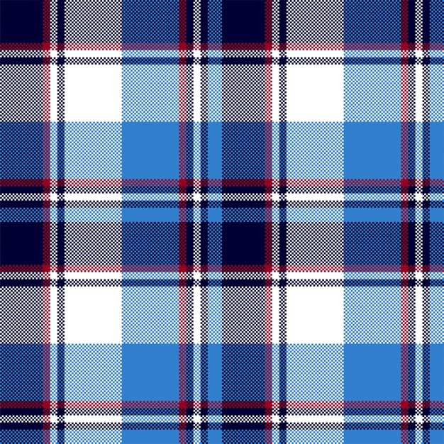 Modèle Sans Couture Plaid Tartan