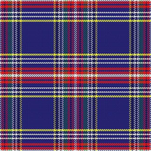 Modèle Sans Couture Tartan écossais