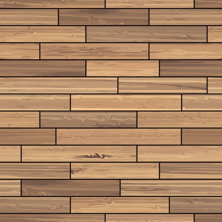 Vecteur modèle sans couture avec texture en bois.