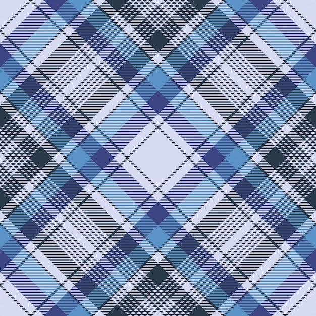 Modèle sans couture de tissu écossais tartan bleu