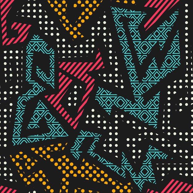 Modèle sans couture en tissu vectoriel eps 10