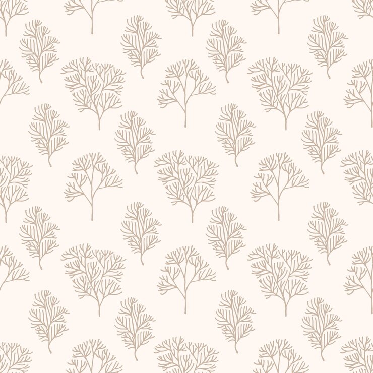 Vecteur modèle sans couture de vecteur de style de doublure d'arbres illustration décorative bonne pour l'impression