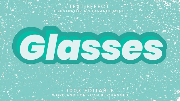 Modèle De Style D'effet De Texte 3d Modifiable