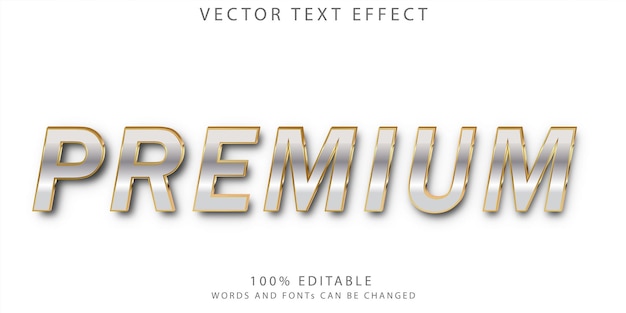 Modèle De Style D'effets De Texte Premium