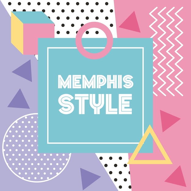 Modèle De Style Memphis