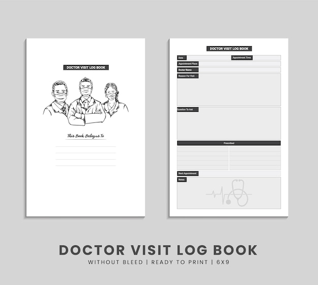 Modèle de suivi du journal de visite du médecin