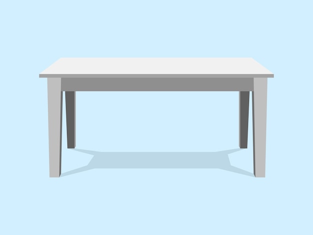 Modèle De Support De Plate-forme De Table Blanche Pour La Présentation D'objets Illustration Vectorielle