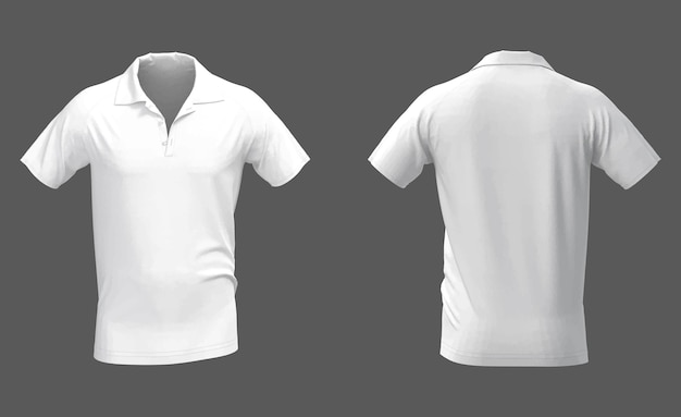 modèle de t-shirt blanc