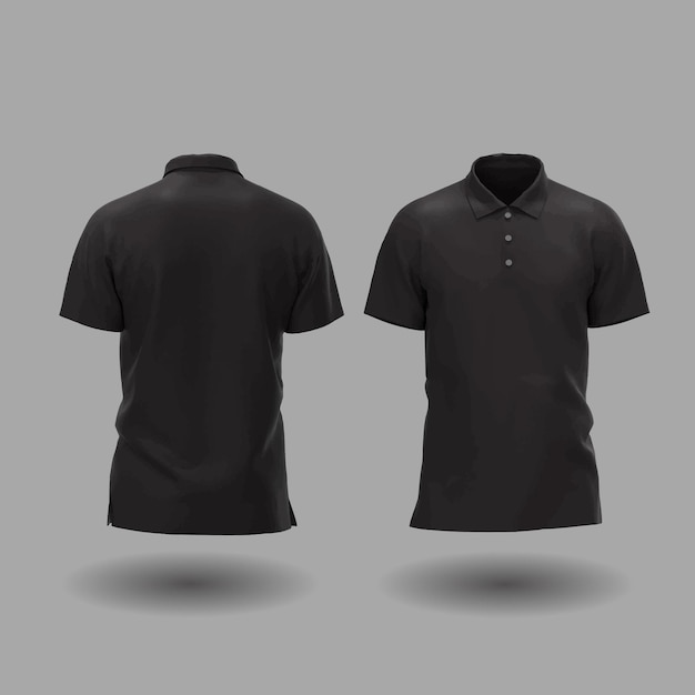 modèle de t-shirt noir