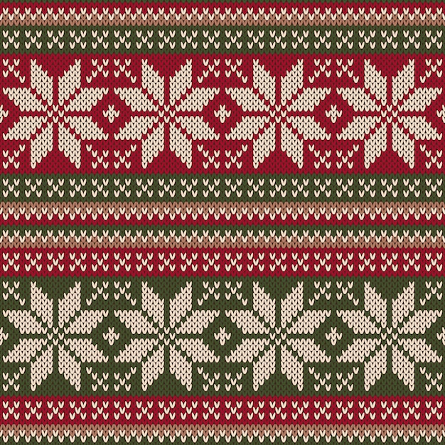 Modèle de tricot sans couture de conception de chandail de Noël