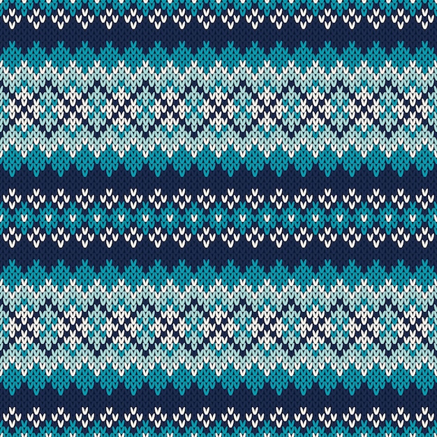 Modèle Tricoté Sans Couture Fair Isle