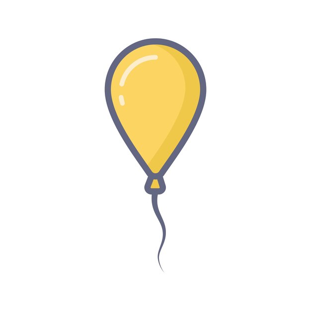 modèle de vecteur de conception d'icône de ballon