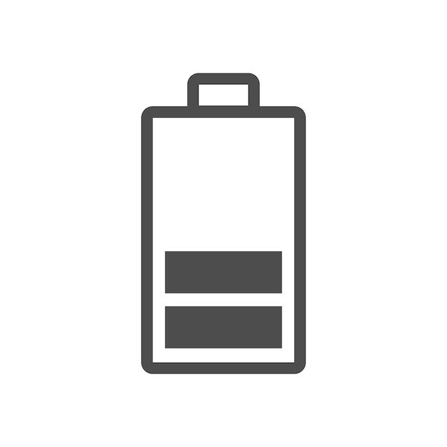 modèle de vecteur de conception d'icône de batterie
