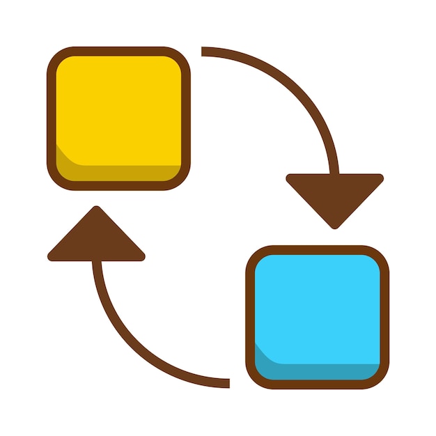 modèle de vecteur de conception de l'icône de traduction